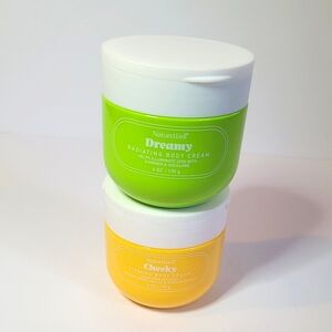 NatureWell Dreamy and Cheeky Body Cream Set 6oz Each New